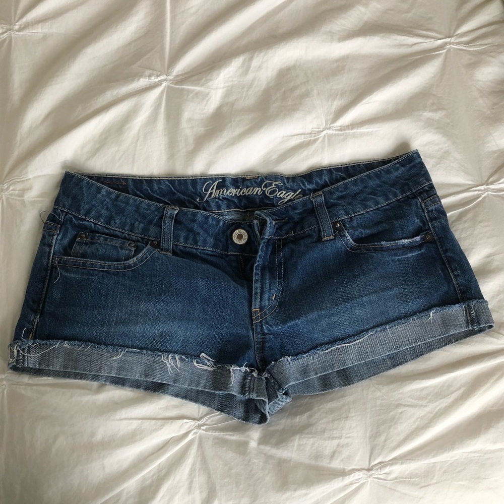 American Eagle demon shorts